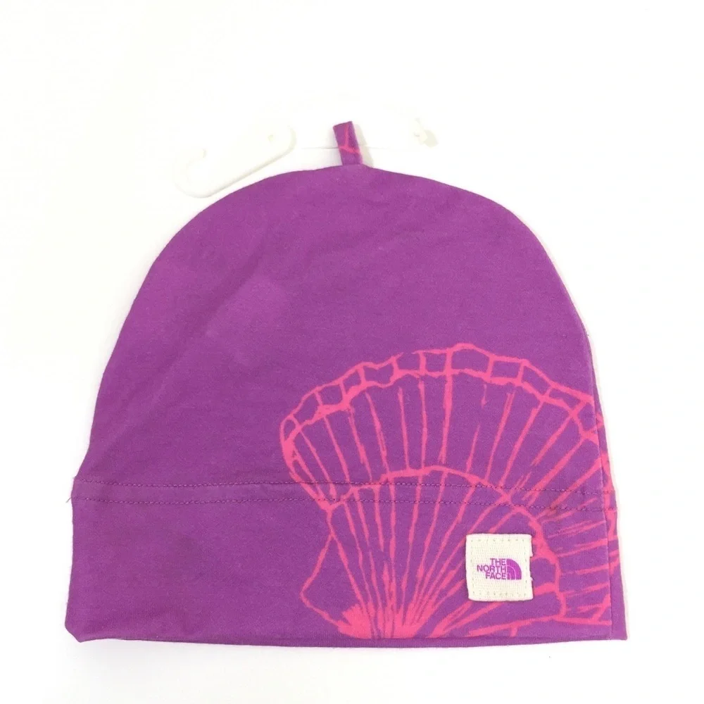 The North Face Girls Purple + Pink Seashell Beanie